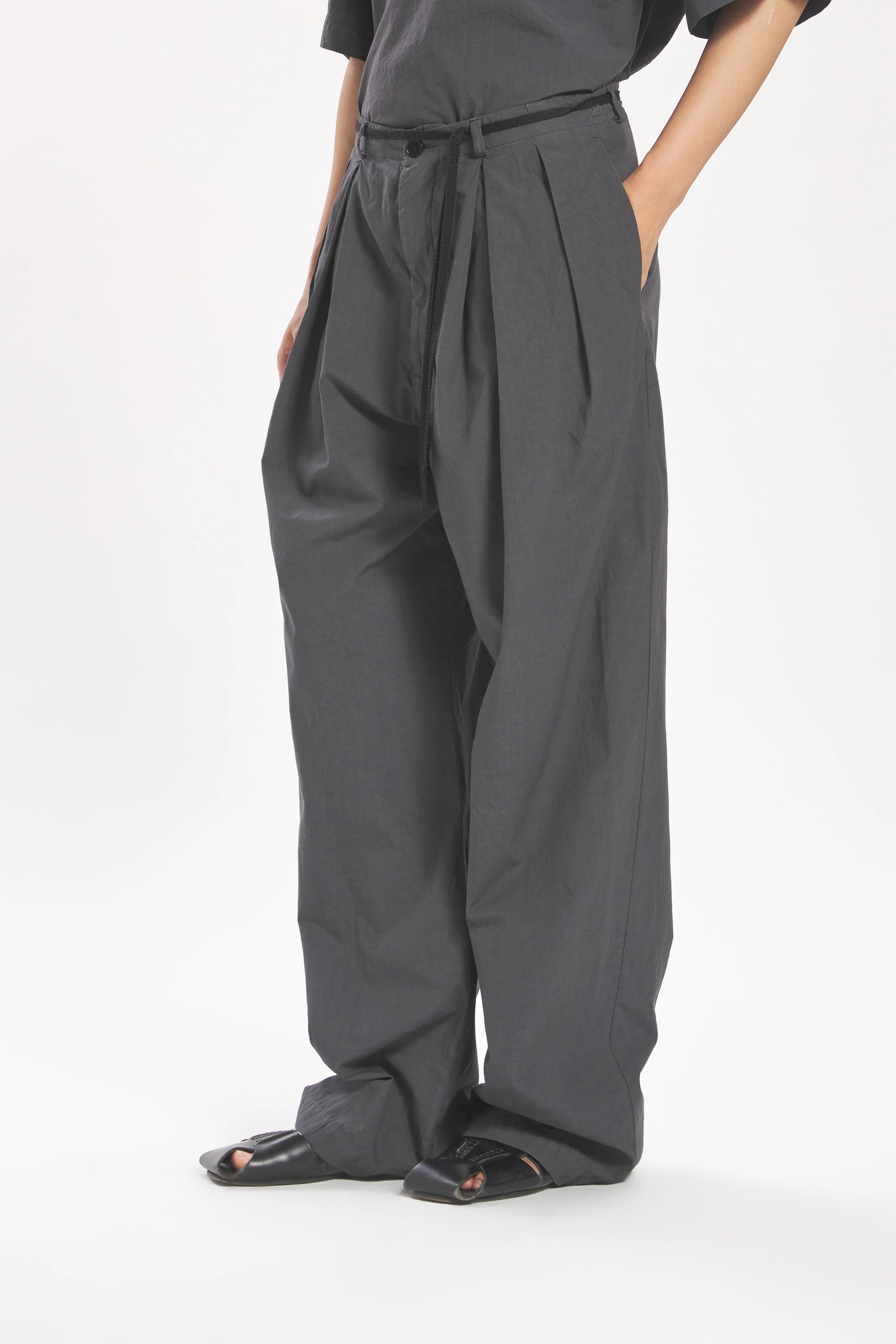 Trousers Pestrin Tendon Bronzo - Image 5