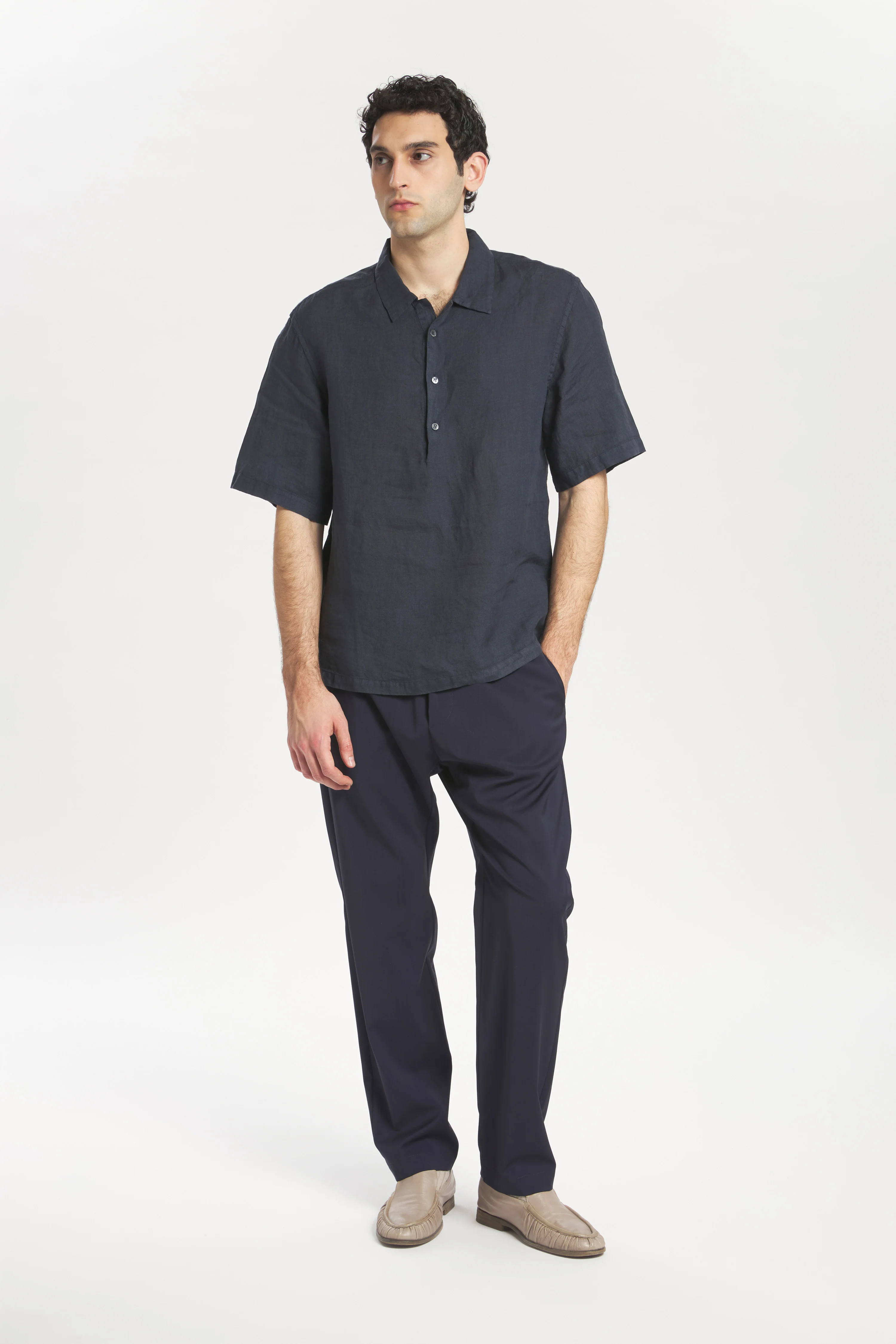 Trousers Riobarbo Tropical Navy - Image 2